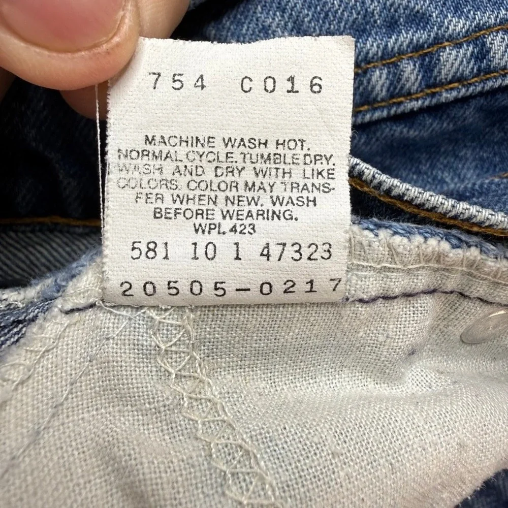 Vintage Levis 505 Jeans Mens 34x30‎ (Fits 32x24) Orange Tab Vintage USA
